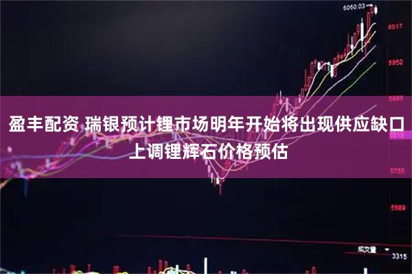 盈丰配资 瑞银预计锂市场明年开始将出现供应缺口 上调锂辉石价格预估